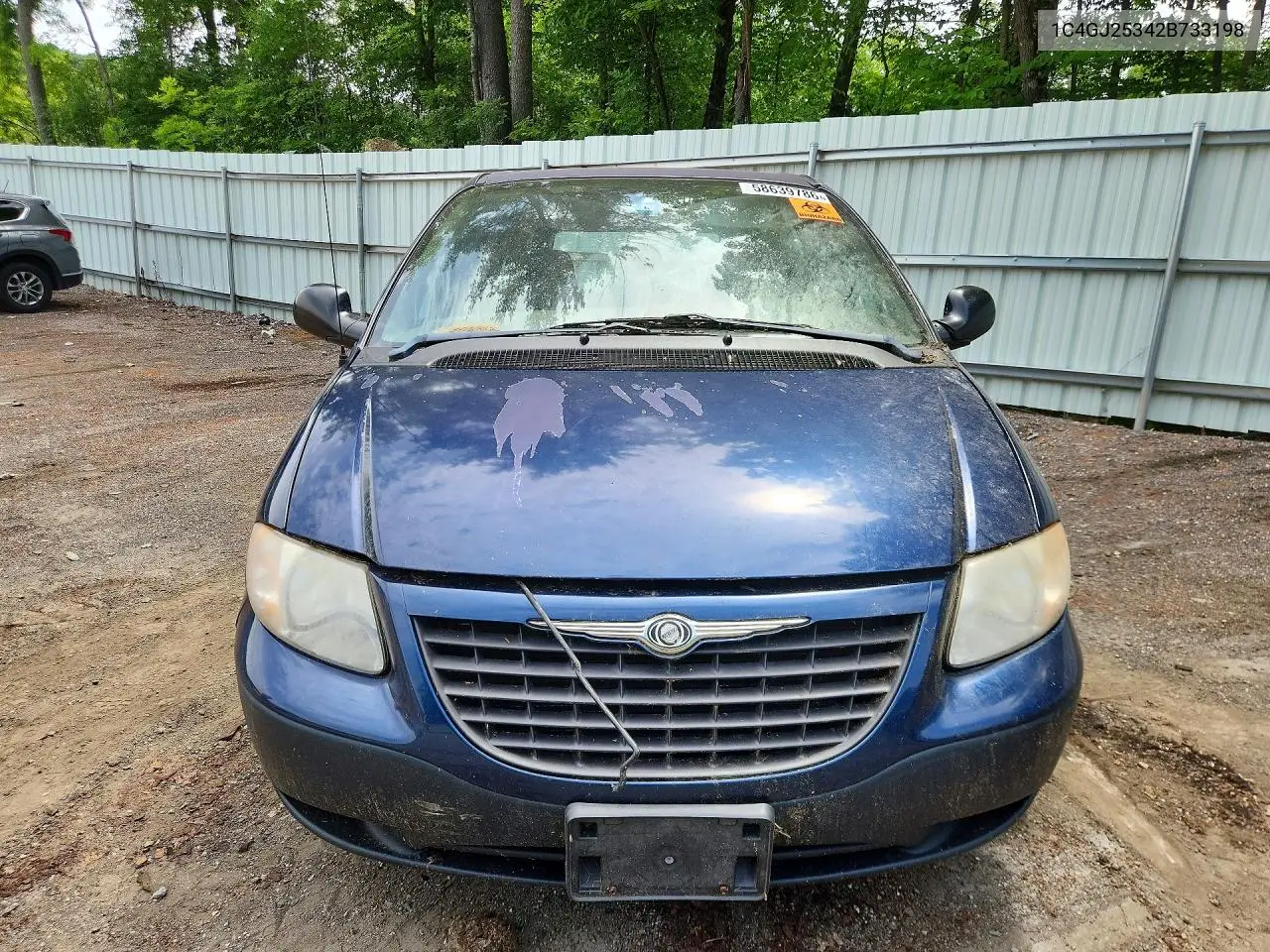 2002 Chrysler Voyager VIN: 1C4GJ25342B733198 Lot: 58639786