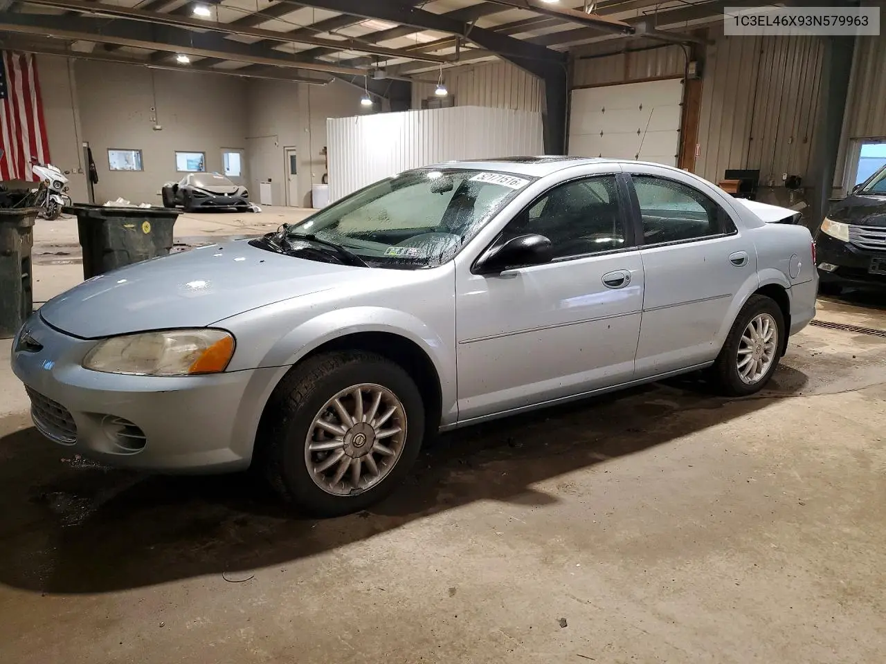 2003 Chrysler Sebring Lx VIN: 1C3EL46X93N579963 Lot: 52171516