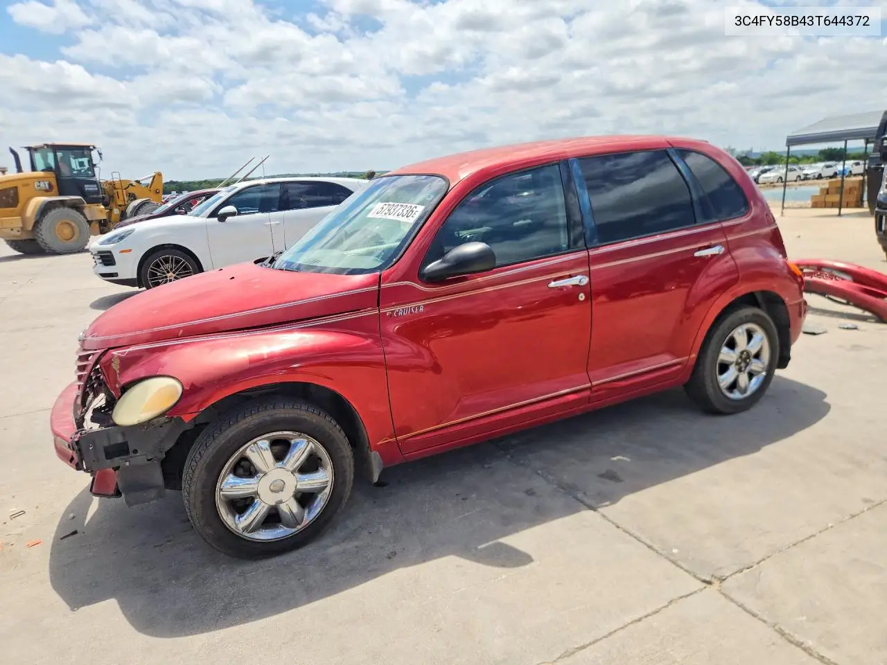 2003 Chrysler Pt Cruiser Touring VIN: 3C4FY58B43T644372 Lot: 57937336