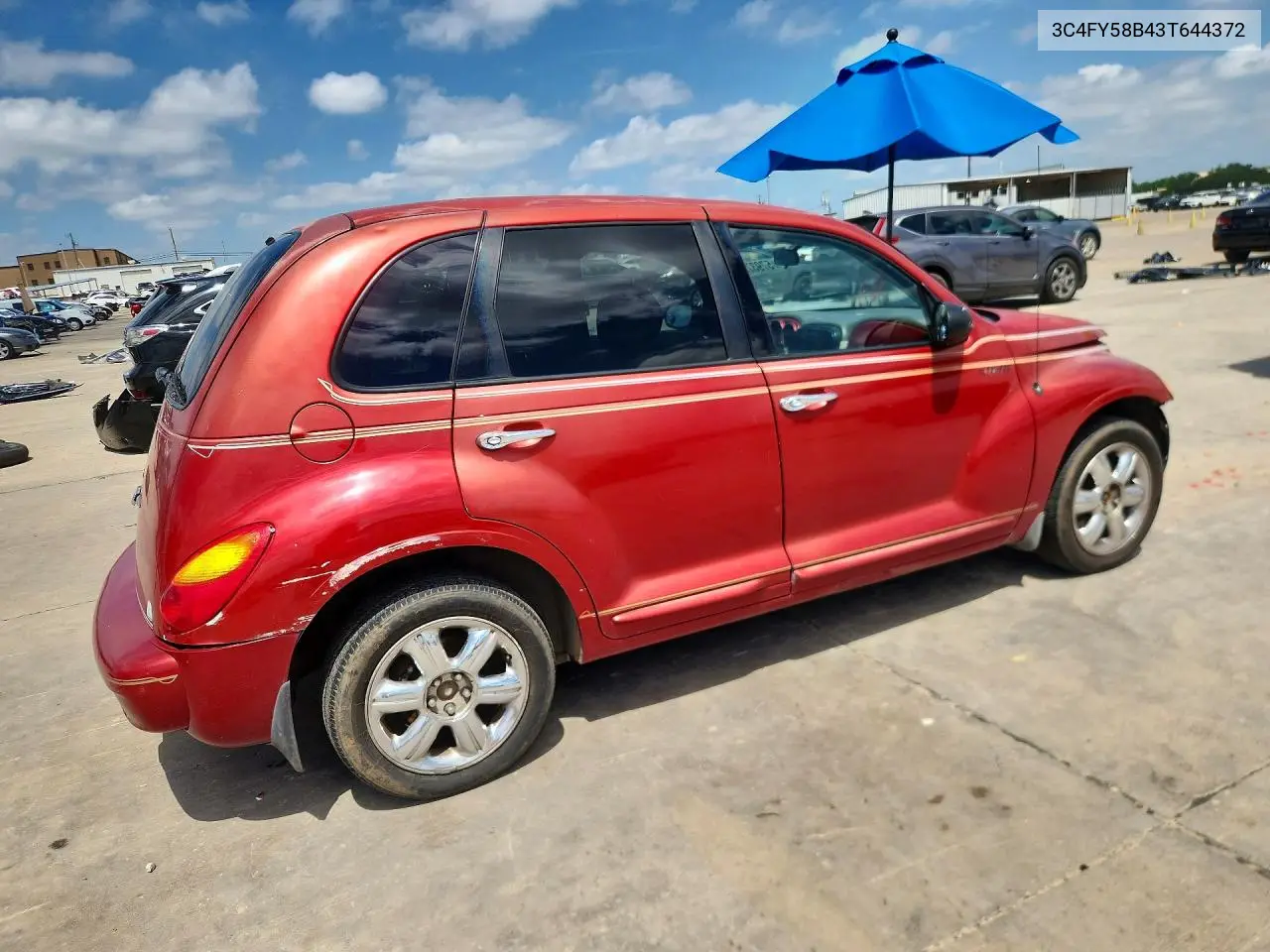 2003 Chrysler Pt Cruiser Touring VIN: 3C4FY58B43T644372 Lot: 57937336