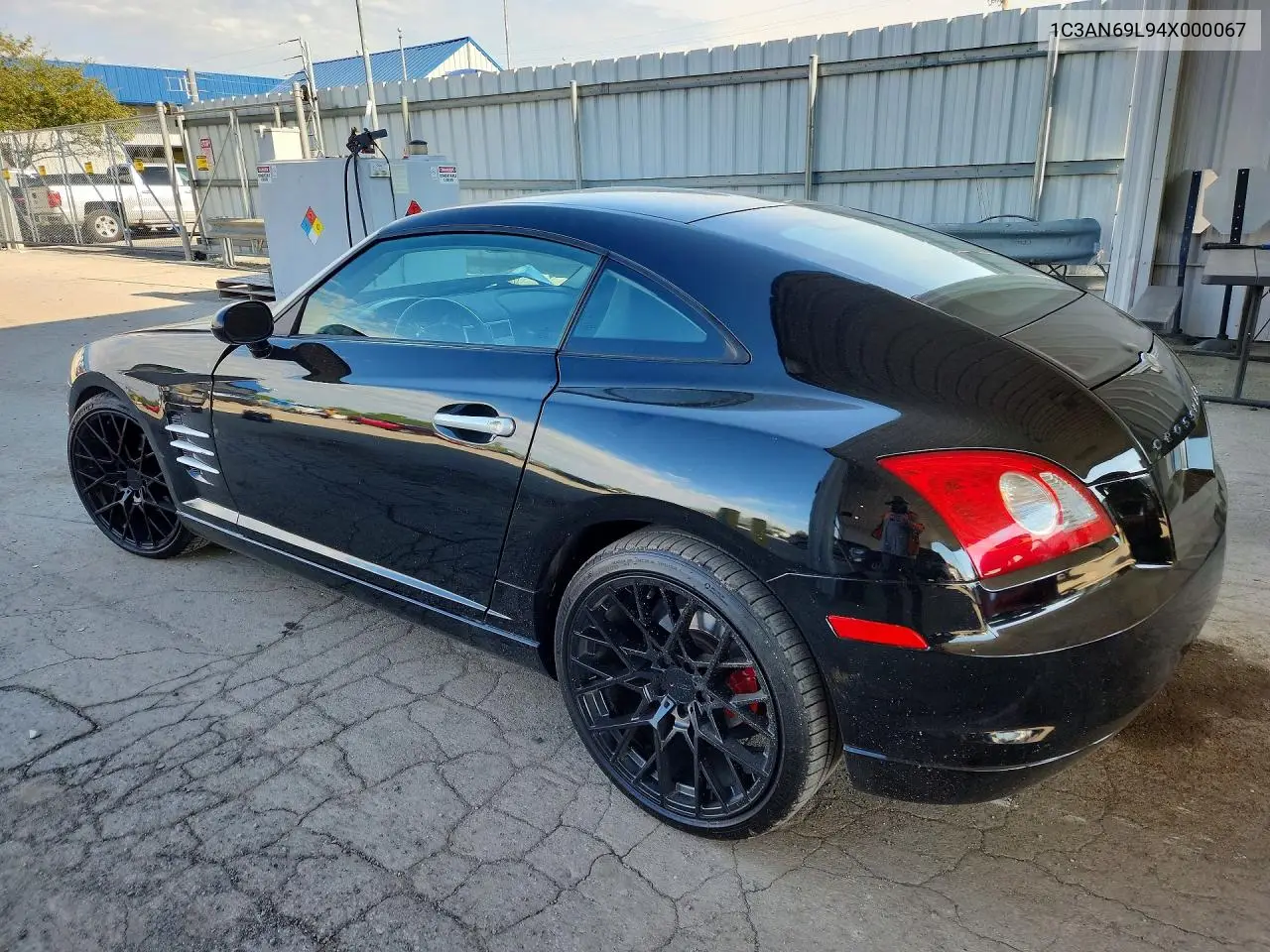 2004 Chrysler Crossfire Limited VIN: 1C3AN69L94X000067 Lot: 52924006