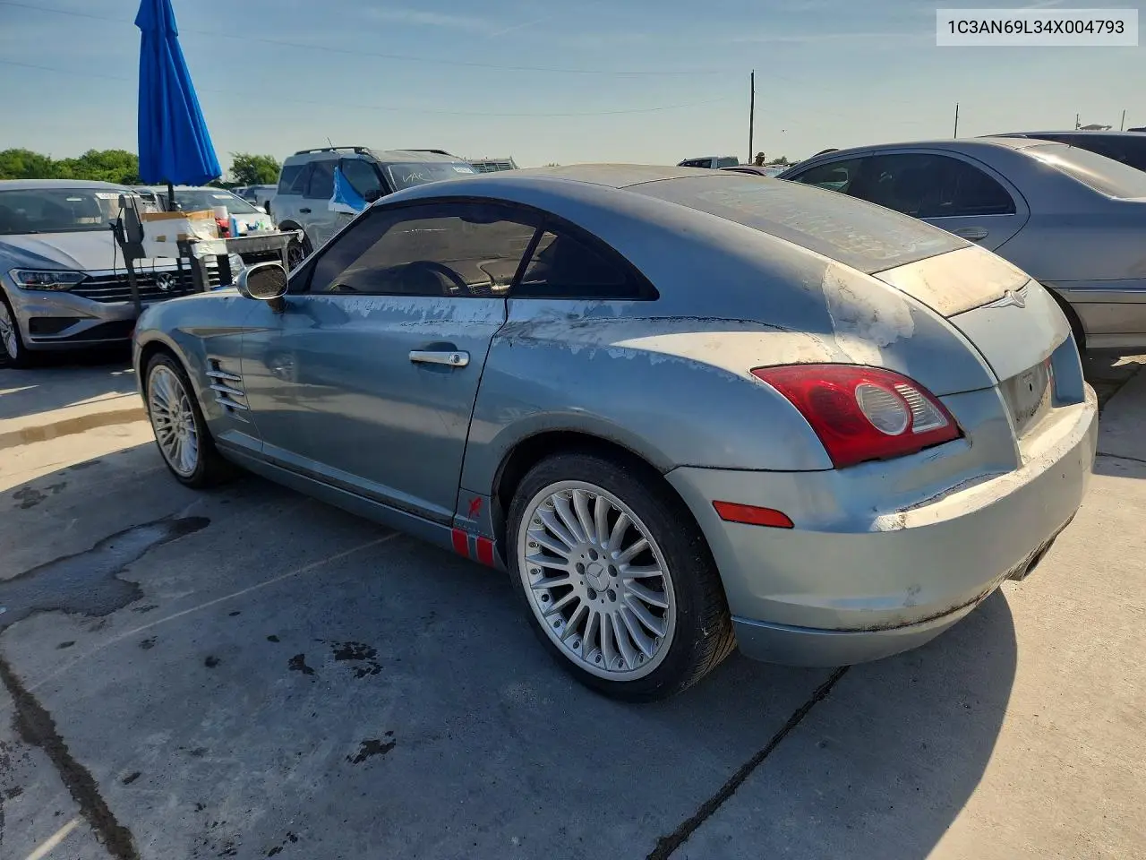 2004 Chrysler Crossfire Limited VIN: 1C3AN69L34X004793 Lot: 53311466