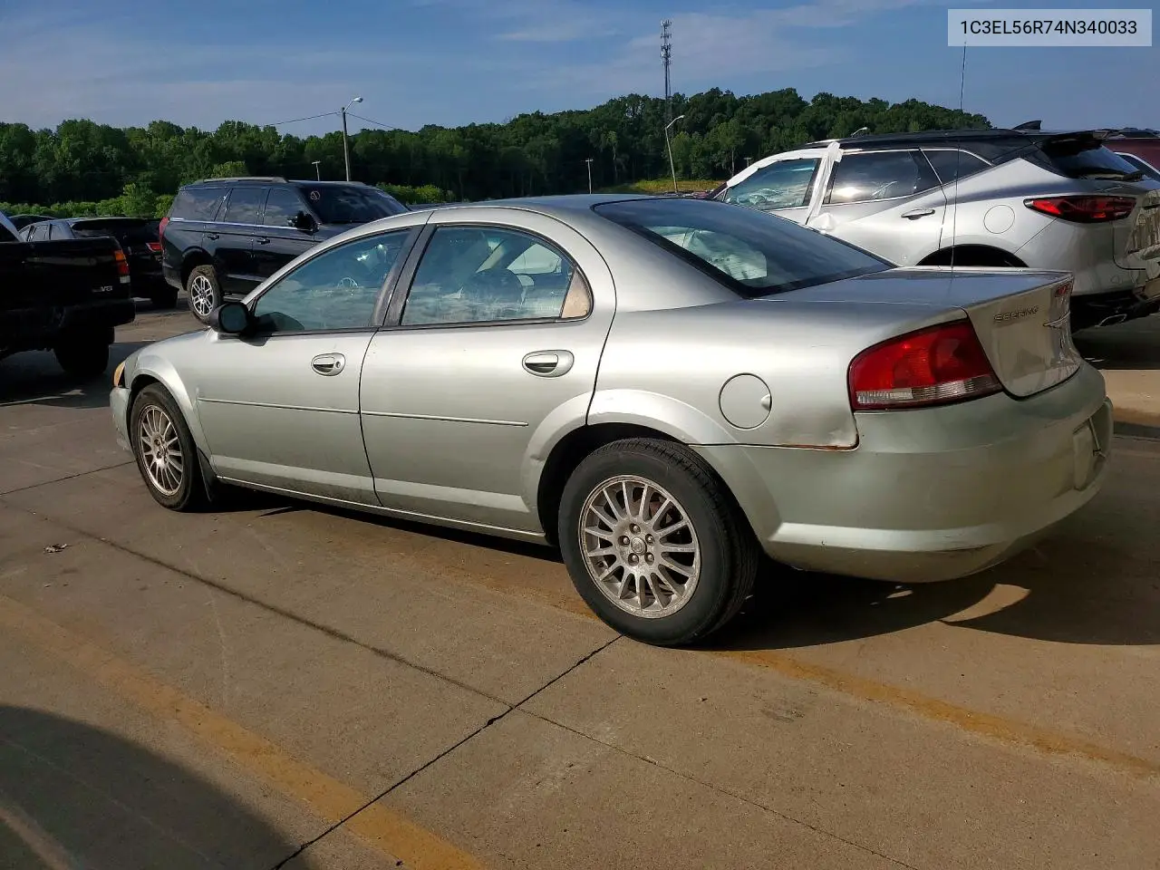 2004 Chrysler Sebring Lxi VIN: 1C3EL56R74N340033 Lot: 53788886