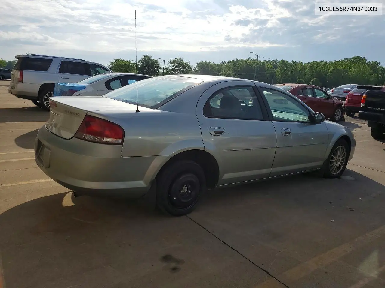 2004 Chrysler Sebring Lxi VIN: 1C3EL56R74N340033 Lot: 53788886