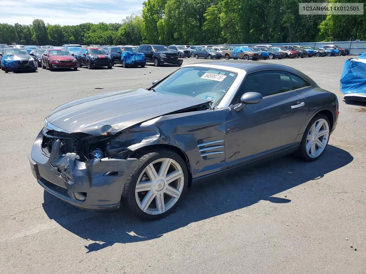 2004 Chrysler Crossfire Limited VIN: 1C3AN69L14X012505 Lot: 54599716