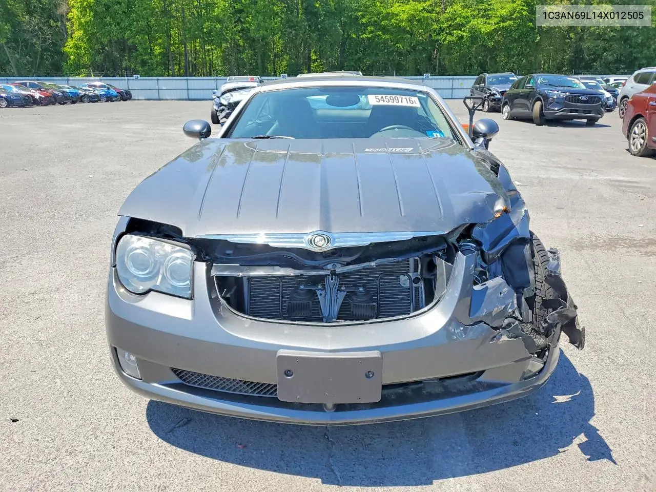 2004 Chrysler Crossfire Limited VIN: 1C3AN69L14X012505 Lot: 54599716