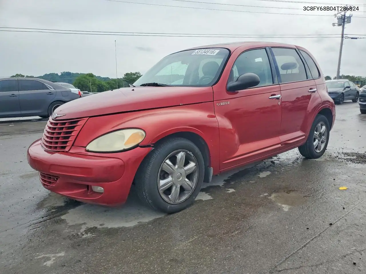 2004 Chrysler Pt Cruiser Limited VIN: 3C8FY68B04T286824 Lot: 55134916
