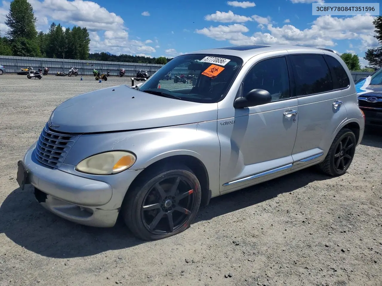 2004 Chrysler Pt Cruiser Gt VIN: 3C8FY78G84T351596 Lot: 57770656