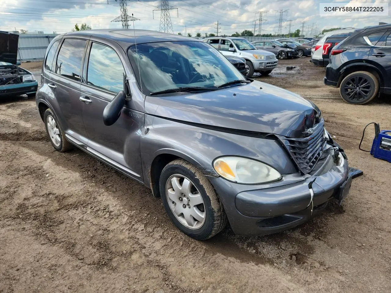 2004 Chrysler Pt Cruiser Touring VIN: 3C4FY58844T222205 Lot: 58398366