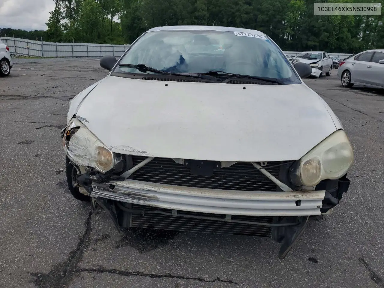 2005 Chrysler Sebring VIN: 1C3EL46XX5N530998 Lot: 52723726