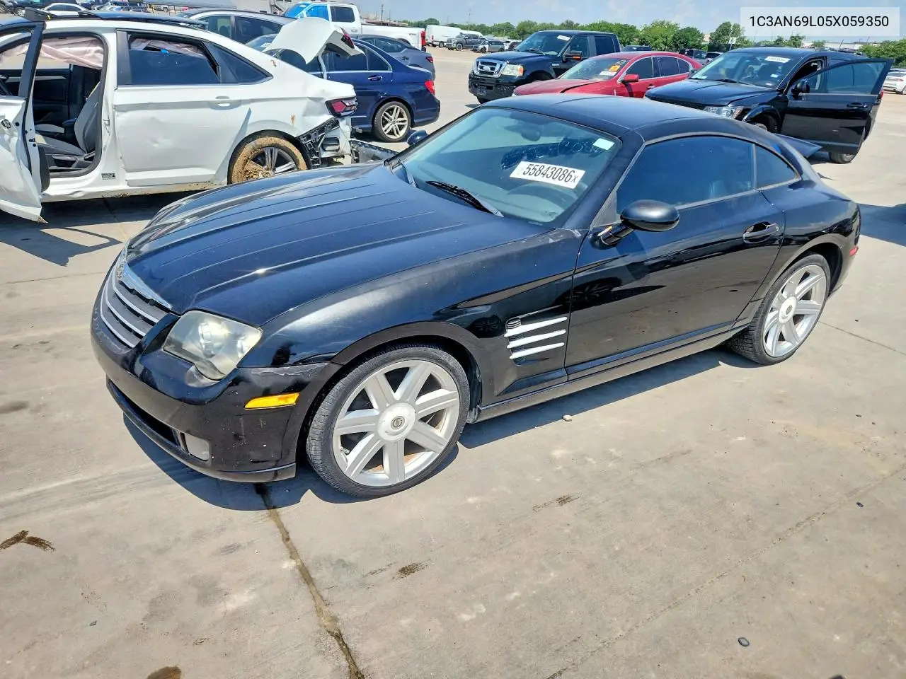 2005 Chrysler Crossfire Limited VIN: 1C3AN69L05X059350 Lot: 55843086