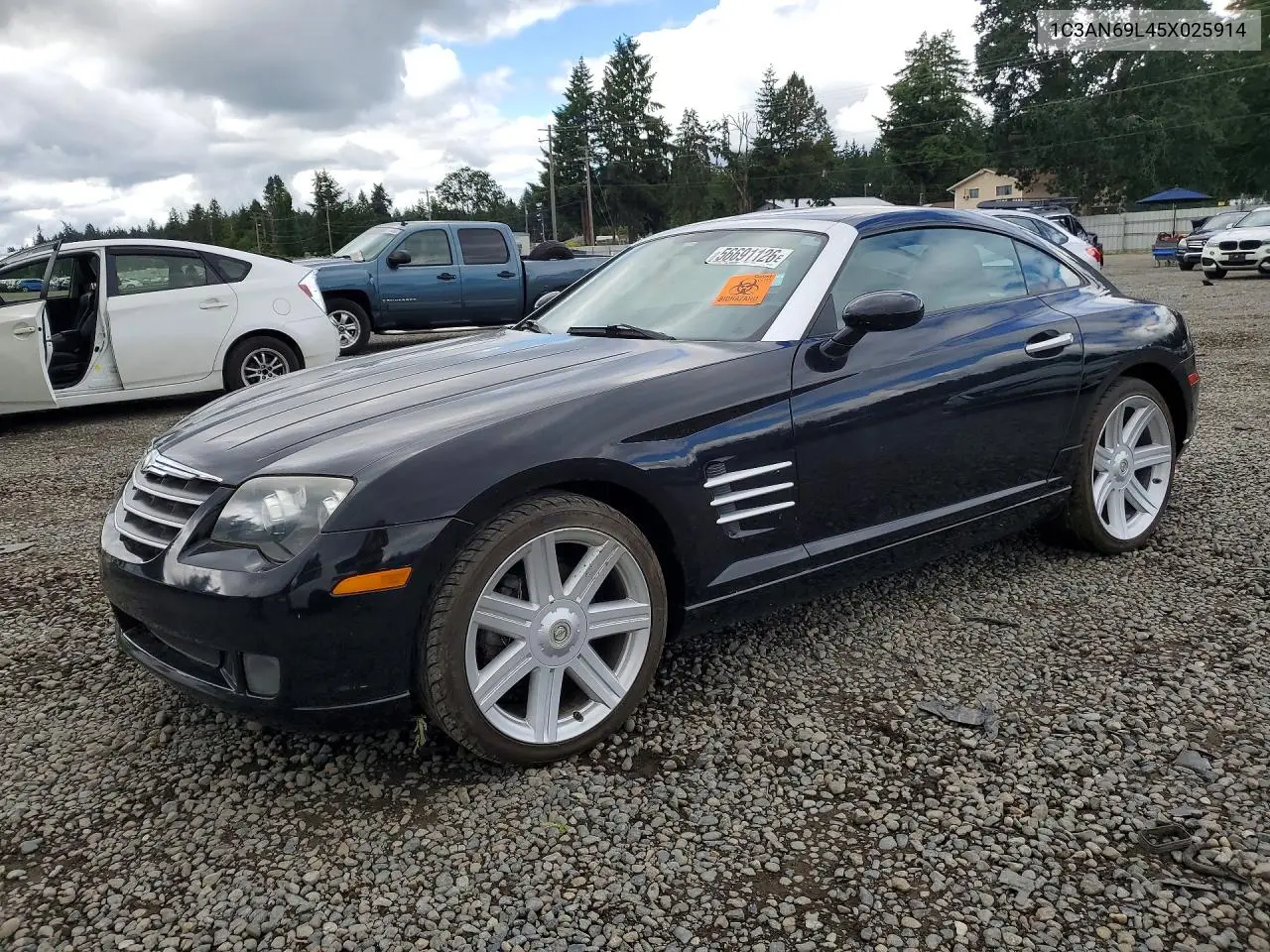 2005 Chrysler Crossfire Limited VIN: 1C3AN69L45X025914 Lot: 56691126