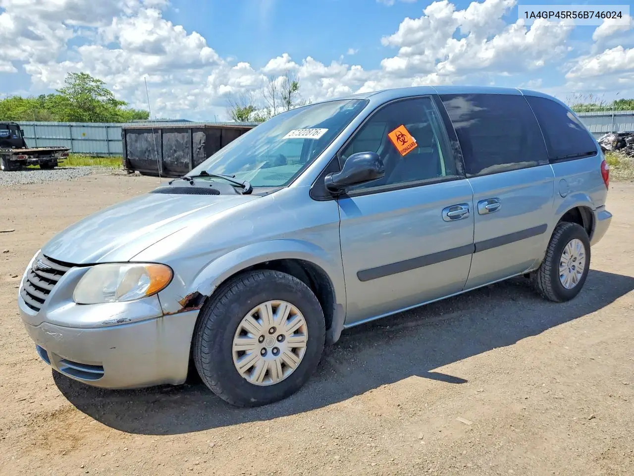2006 Chrysler Town & Country VIN: 1A4GP45R56B746024 Lot: 57322876