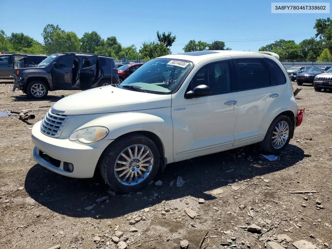 2006 Chrysler Pt Cruiser Gt VIN: 3A8FY78G46T338602 Lot: 58314036