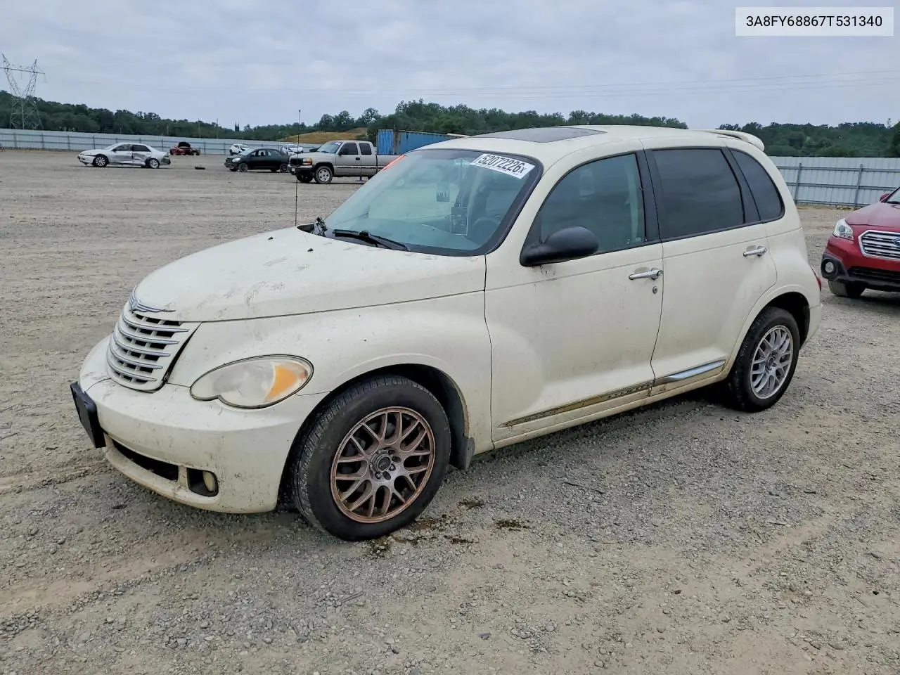 2007 Chrysler Pt Cruiser Limited VIN: 3A8FY68867T531340 Lot: 52072226