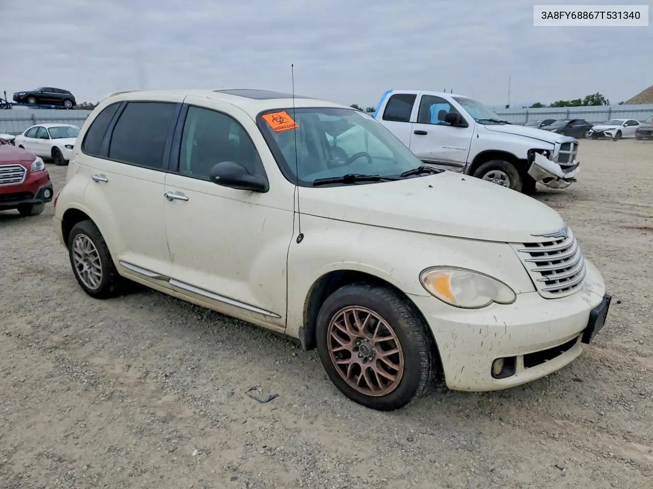 2007 Chrysler Pt Cruiser Limited VIN: 3A8FY68867T531340 Lot: 52072226