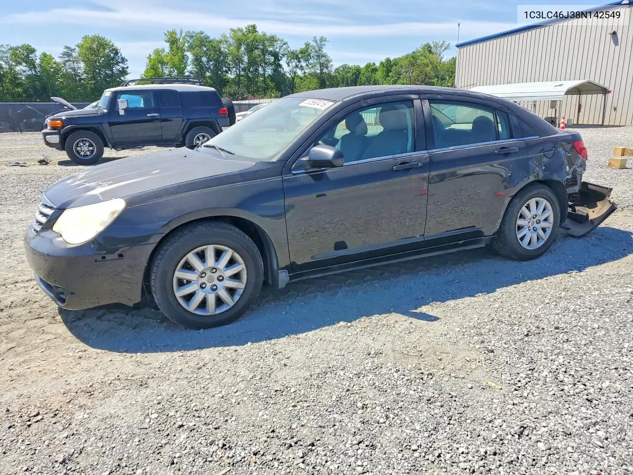 2008 Chrysler Sebring Lx VIN: 1C3LC46J38N142549 Lot: 53560416