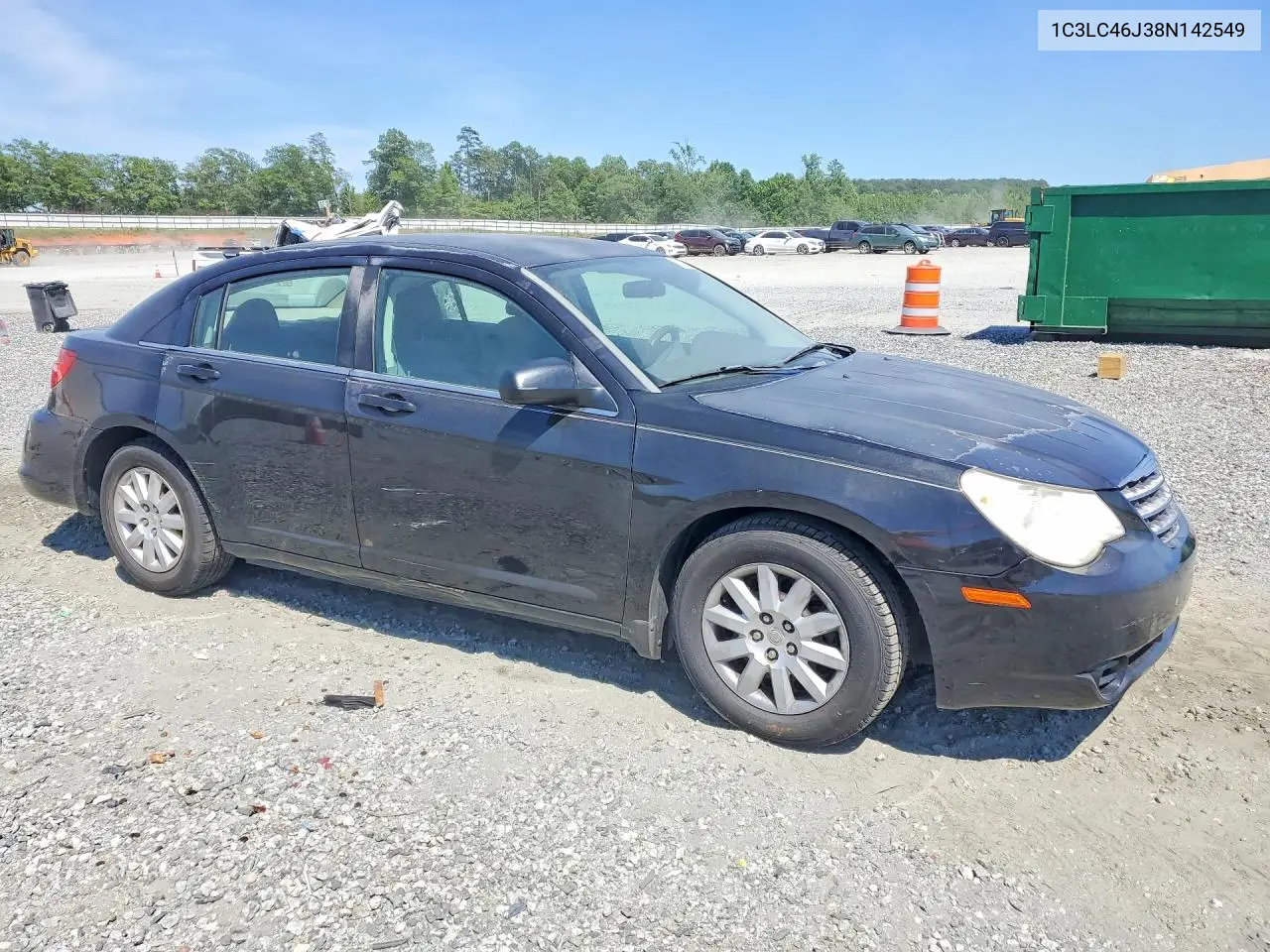 2008 Chrysler Sebring Lx VIN: 1C3LC46J38N142549 Lot: 53560416