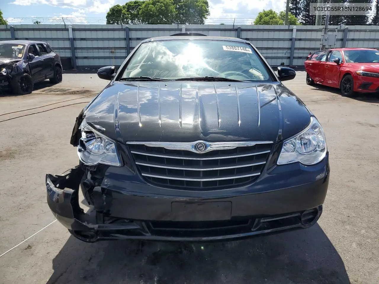 2008 Chrysler Sebring Touring VIN: 1C3LC55R18N128694 Lot: 53807146