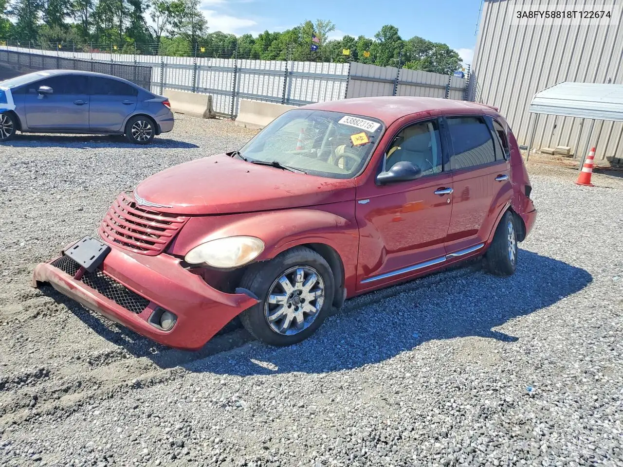 2008 Chrysler Pt Cruiser Touring VIN: 3A8FY58818T122674 Lot: 53882316