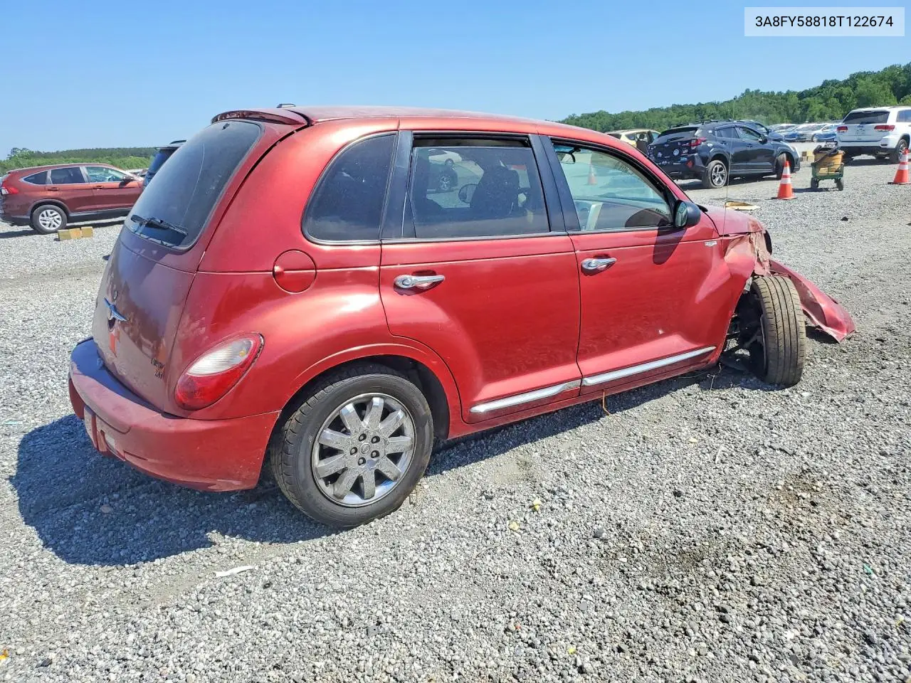 2008 Chrysler Pt Cruiser Touring VIN: 3A8FY58818T122674 Lot: 53882316