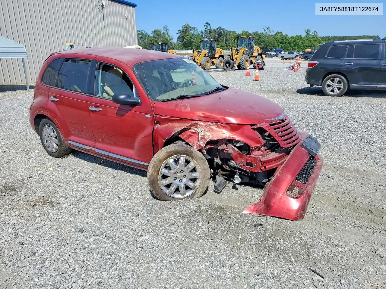 2008 Chrysler Pt Cruiser Touring VIN: 3A8FY58818T122674 Lot: 53882316