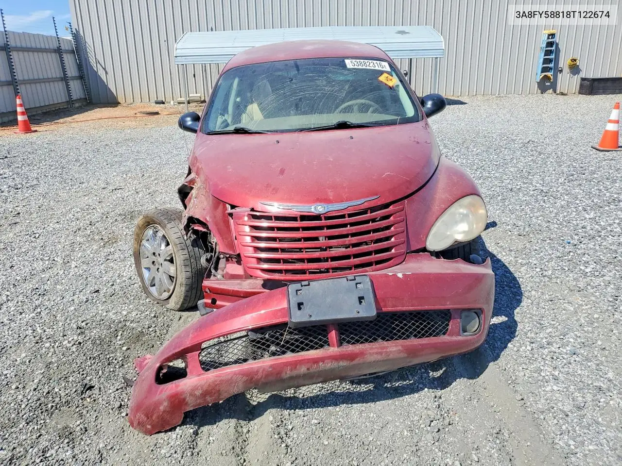 2008 Chrysler Pt Cruiser Touring VIN: 3A8FY58818T122674 Lot: 53882316