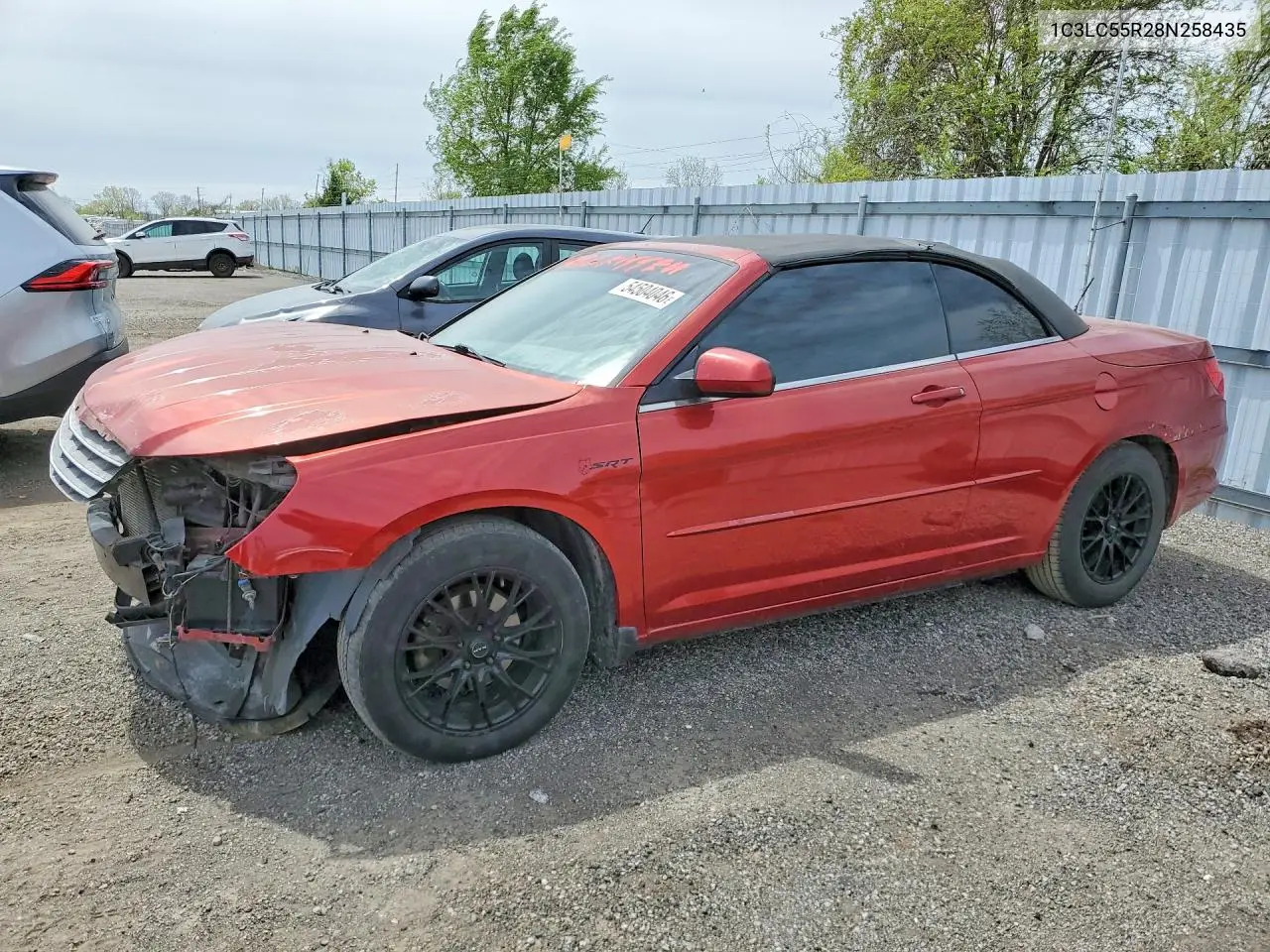 2008 Chrysler Sebring VIN: 1C3LC55R28N258435 Lot: 54504046