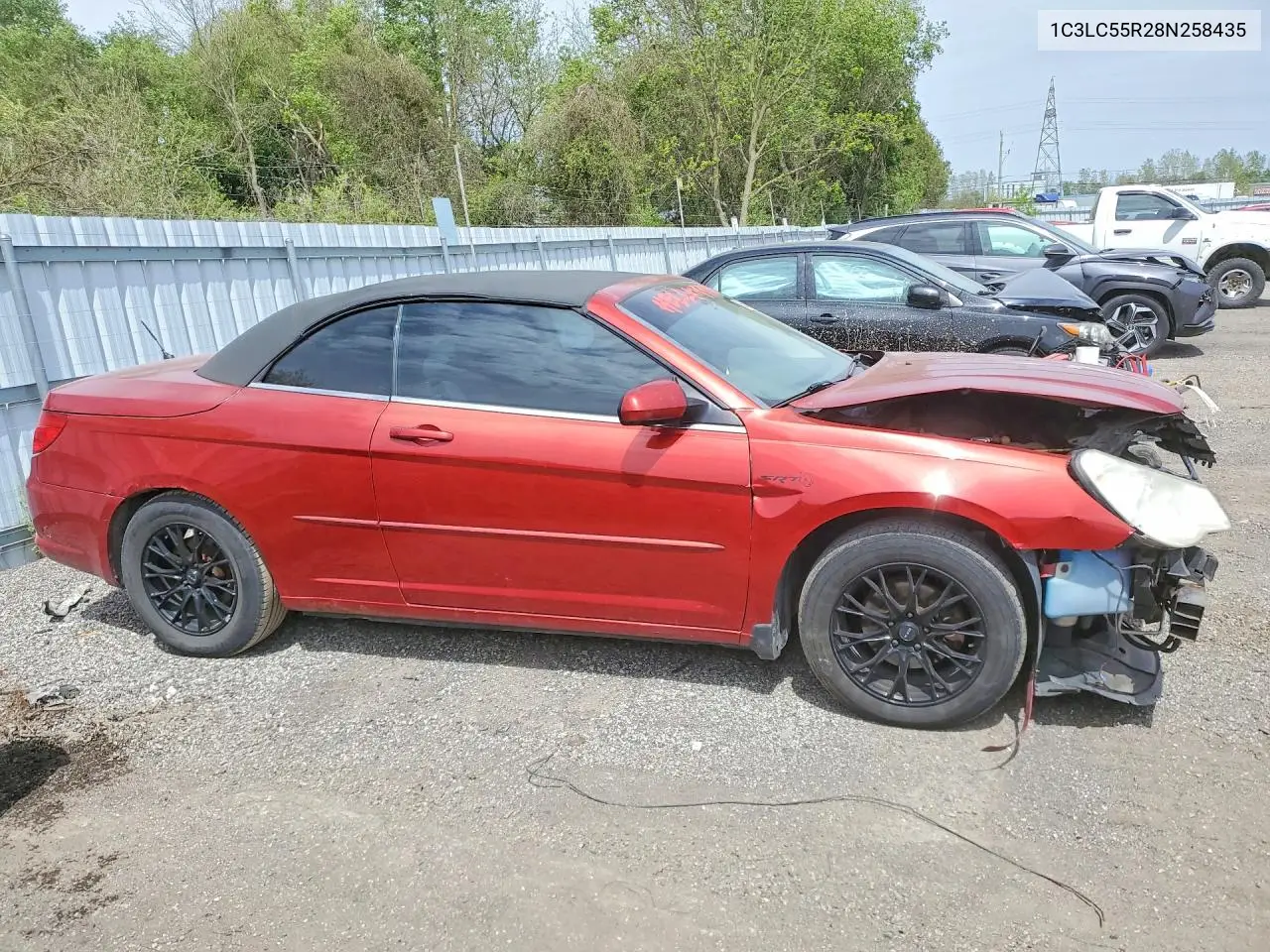 2008 Chrysler Sebring VIN: 1C3LC55R28N258435 Lot: 54504046