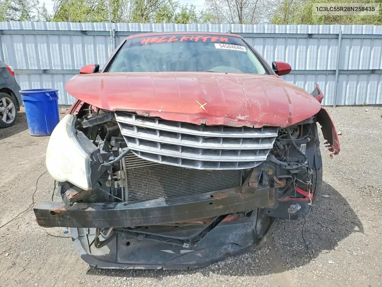 2008 Chrysler Sebring VIN: 1C3LC55R28N258435 Lot: 54504046