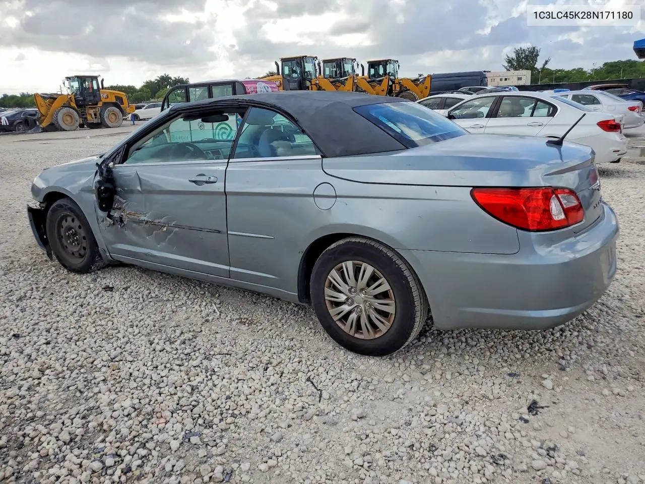 2008 Chrysler Sebring VIN: 1C3LC45K28N171180 Lot: 54612146