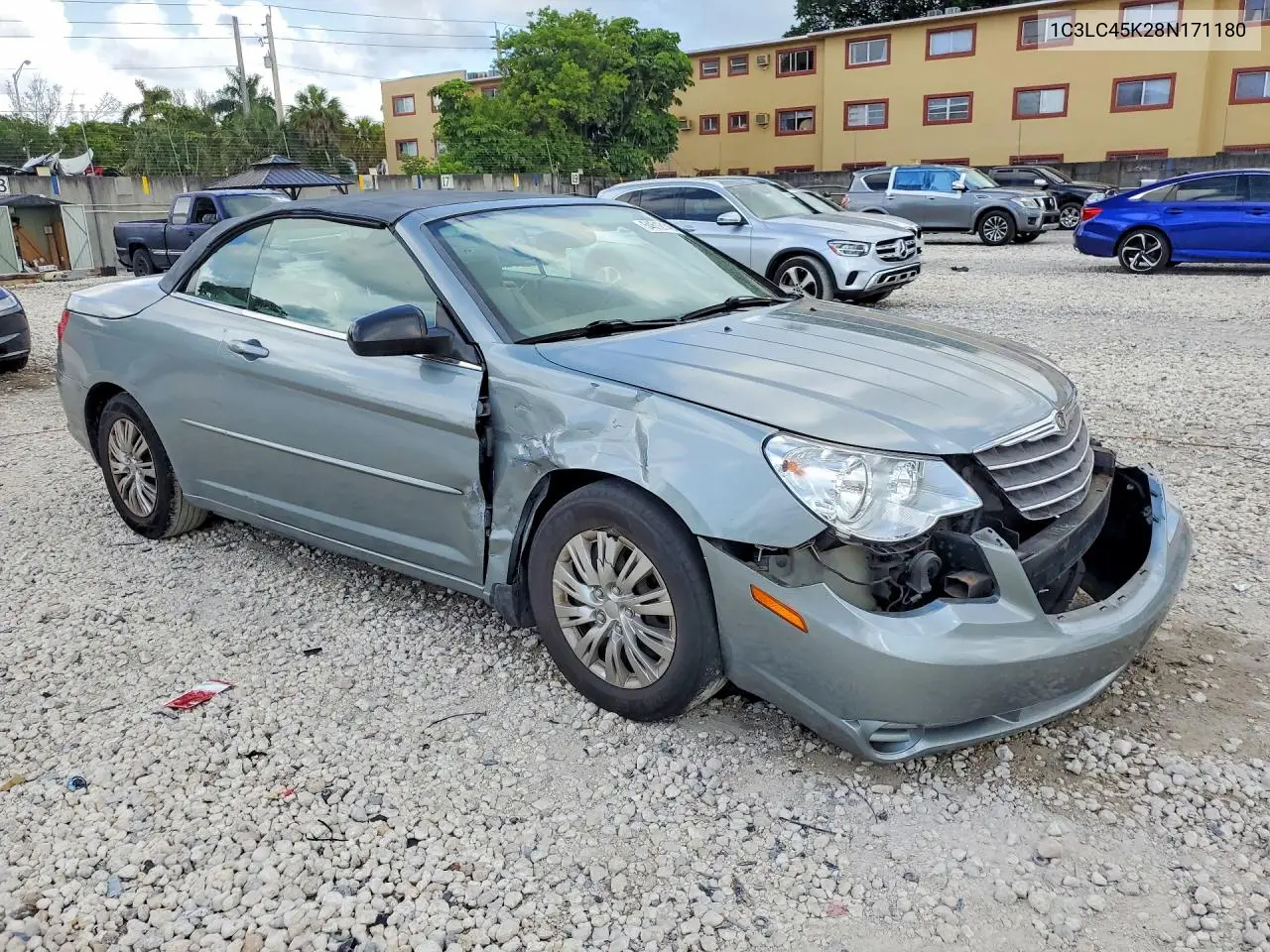 2008 Chrysler Sebring VIN: 1C3LC45K28N171180 Lot: 54612146