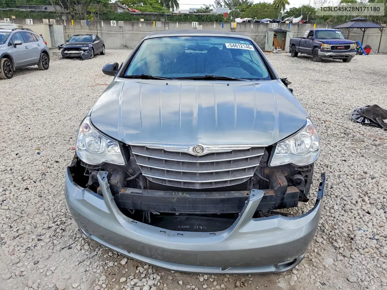 2008 Chrysler Sebring VIN: 1C3LC45K28N171180 Lot: 54612146