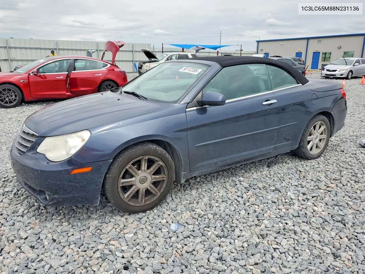 2008 Chrysler Sebring Limited VIN: 1C3LC65M88N231136 Lot: 56112356