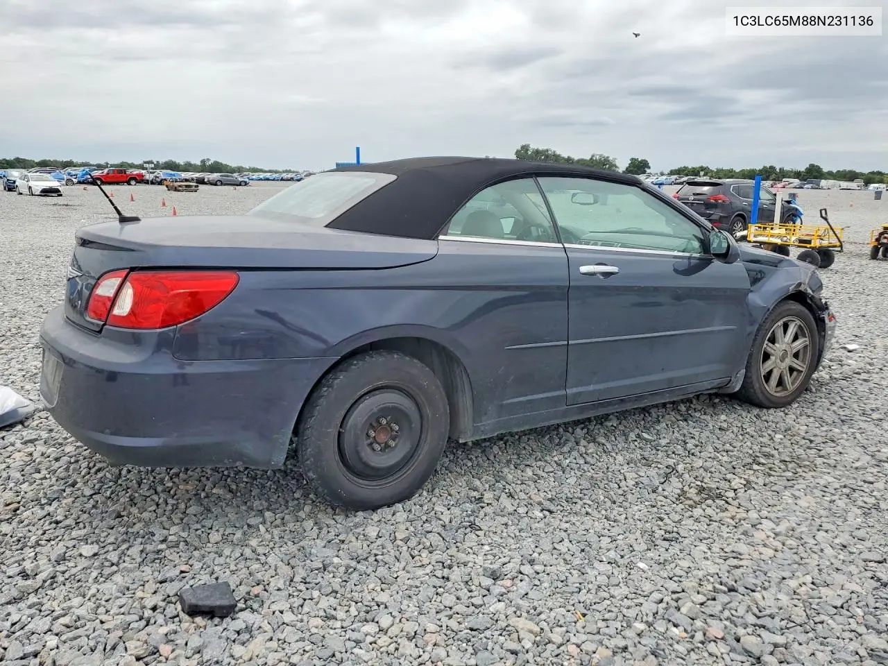 2008 Chrysler Sebring Limited VIN: 1C3LC65M88N231136 Lot: 56112356