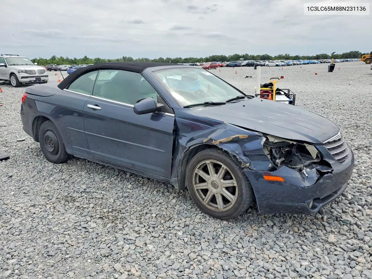 2008 Chrysler Sebring Limited VIN: 1C3LC65M88N231136 Lot: 56112356