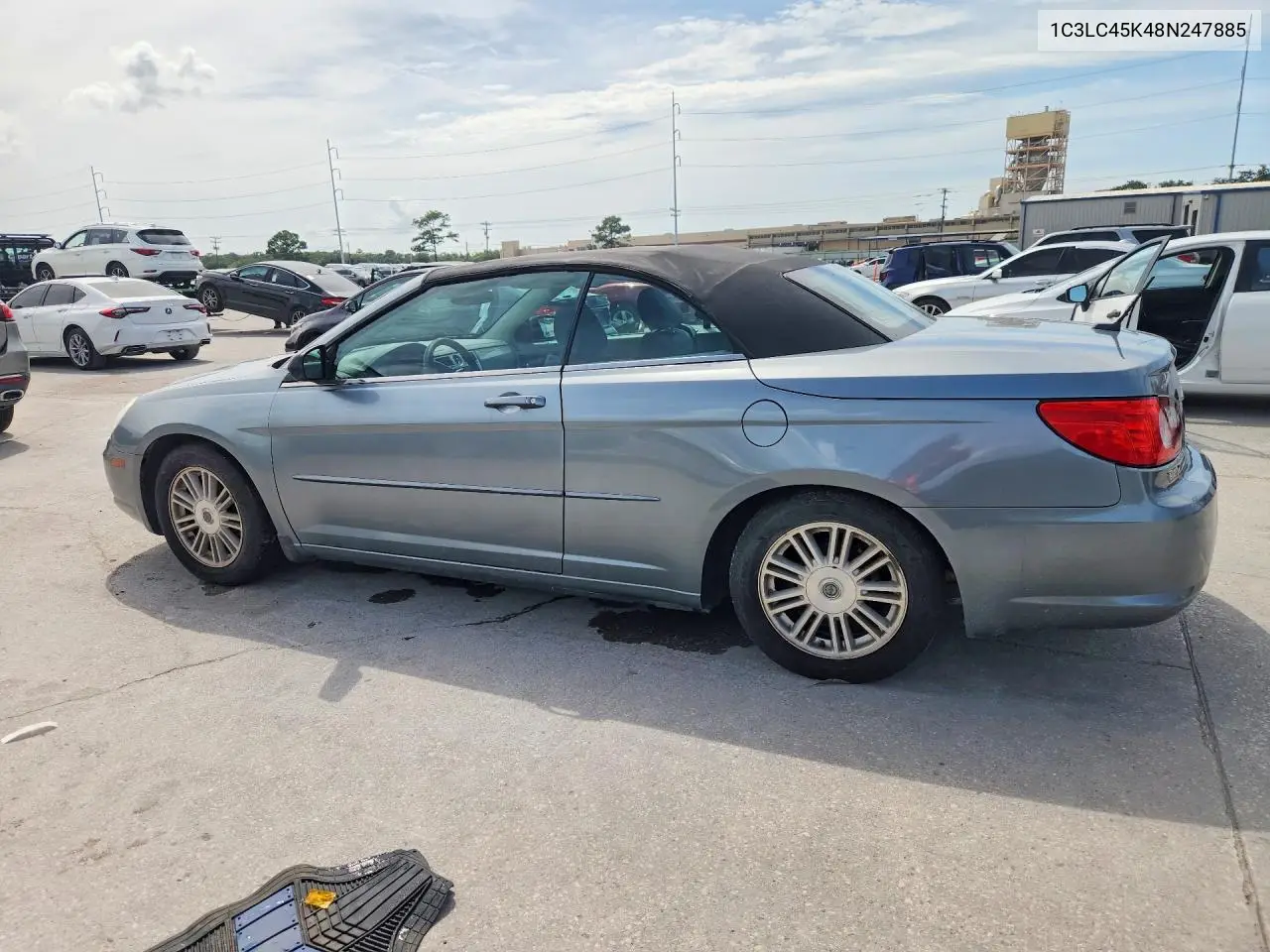 2008 Chrysler Sebring VIN: 1C3LC45K48N247885 Lot: 58378376