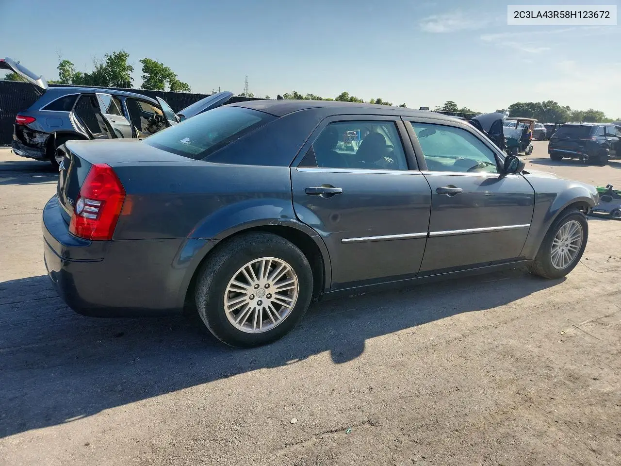 2008 Chrysler 300 Lx VIN: 2C3LA43R58H123672 Lot: 58525356