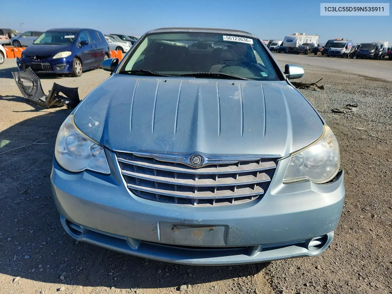 2009 Chrysler Sebring Touring VIN: 1C3LC55D59N535911 Lot: 56123636