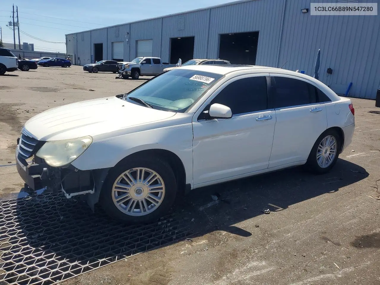 2009 Chrysler Sebring Limited VIN: 1C3LC66B89N547280 Lot: 56988796