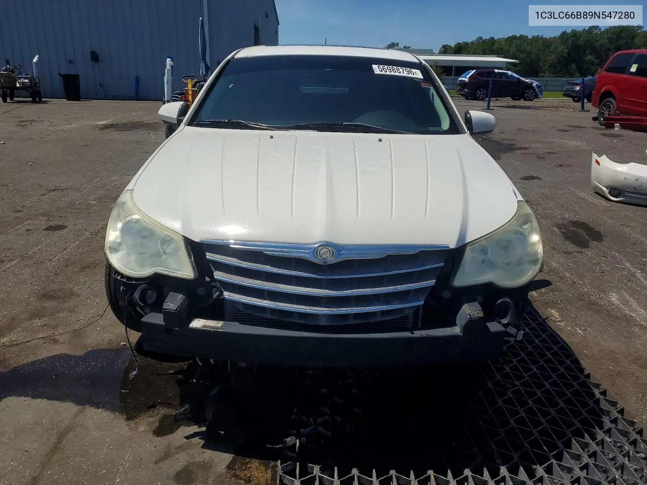 2009 Chrysler Sebring Limited VIN: 1C3LC66B89N547280 Lot: 56988796