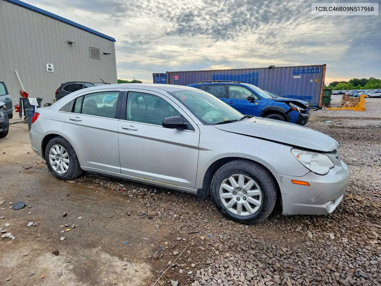 2009 Chrysler Sebring Lx VIN: 1C3LC46B09N517968 Lot: 58992526