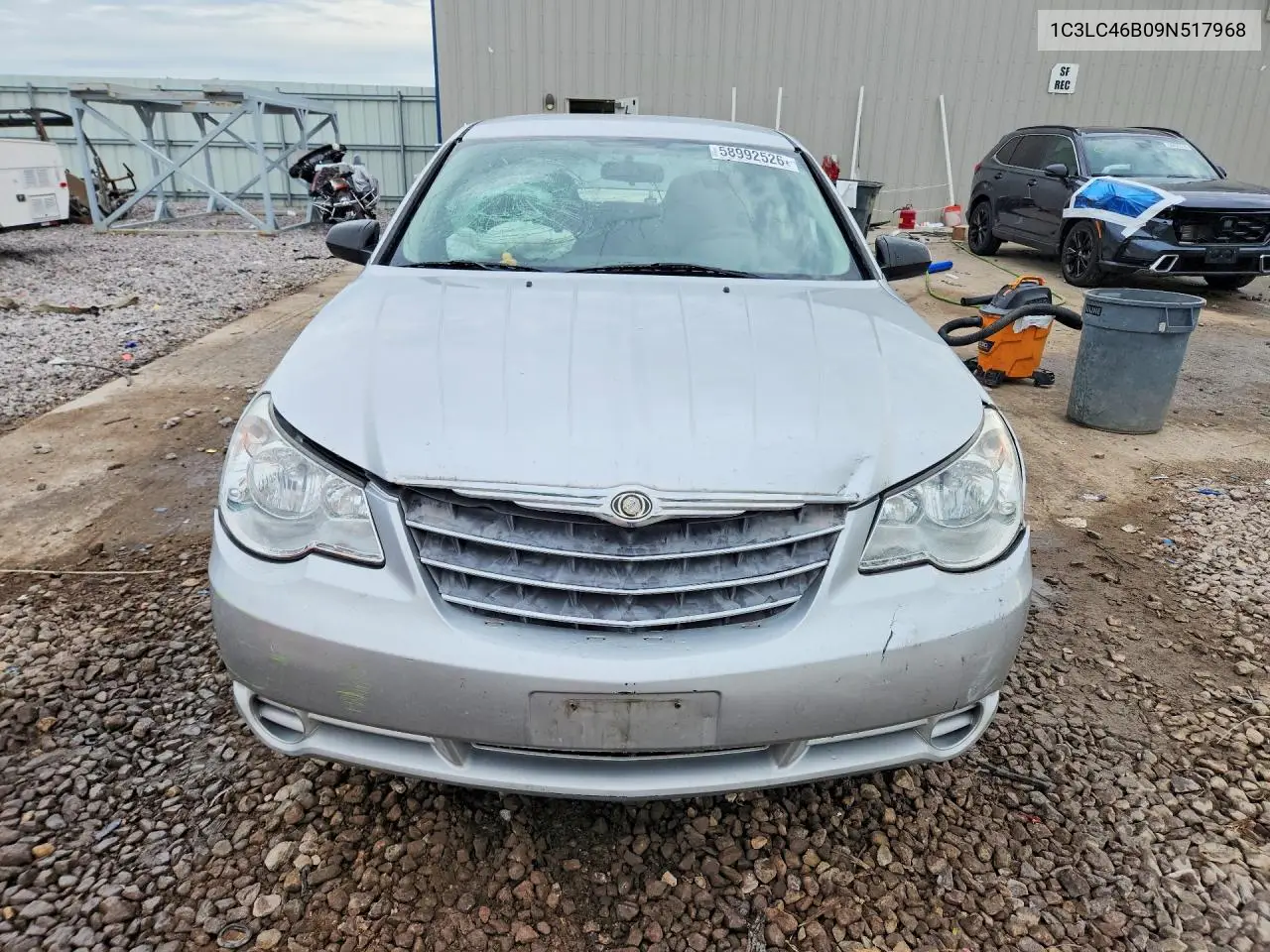 2009 Chrysler Sebring Lx VIN: 1C3LC46B09N517968 Lot: 58992526