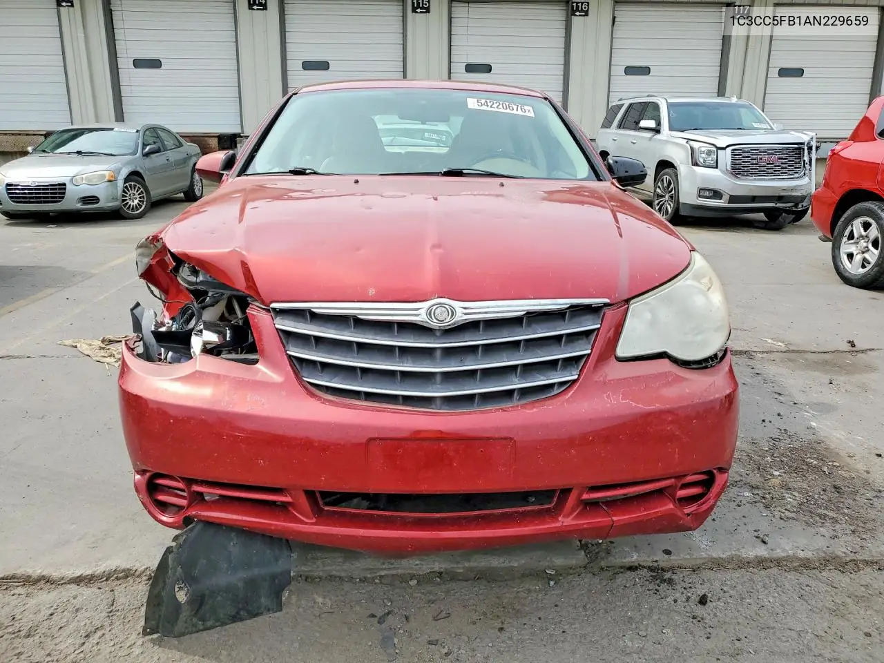 2010 Chrysler Sebring Limited VIN: 1C3CC5FB1AN229659 Lot: 54220676