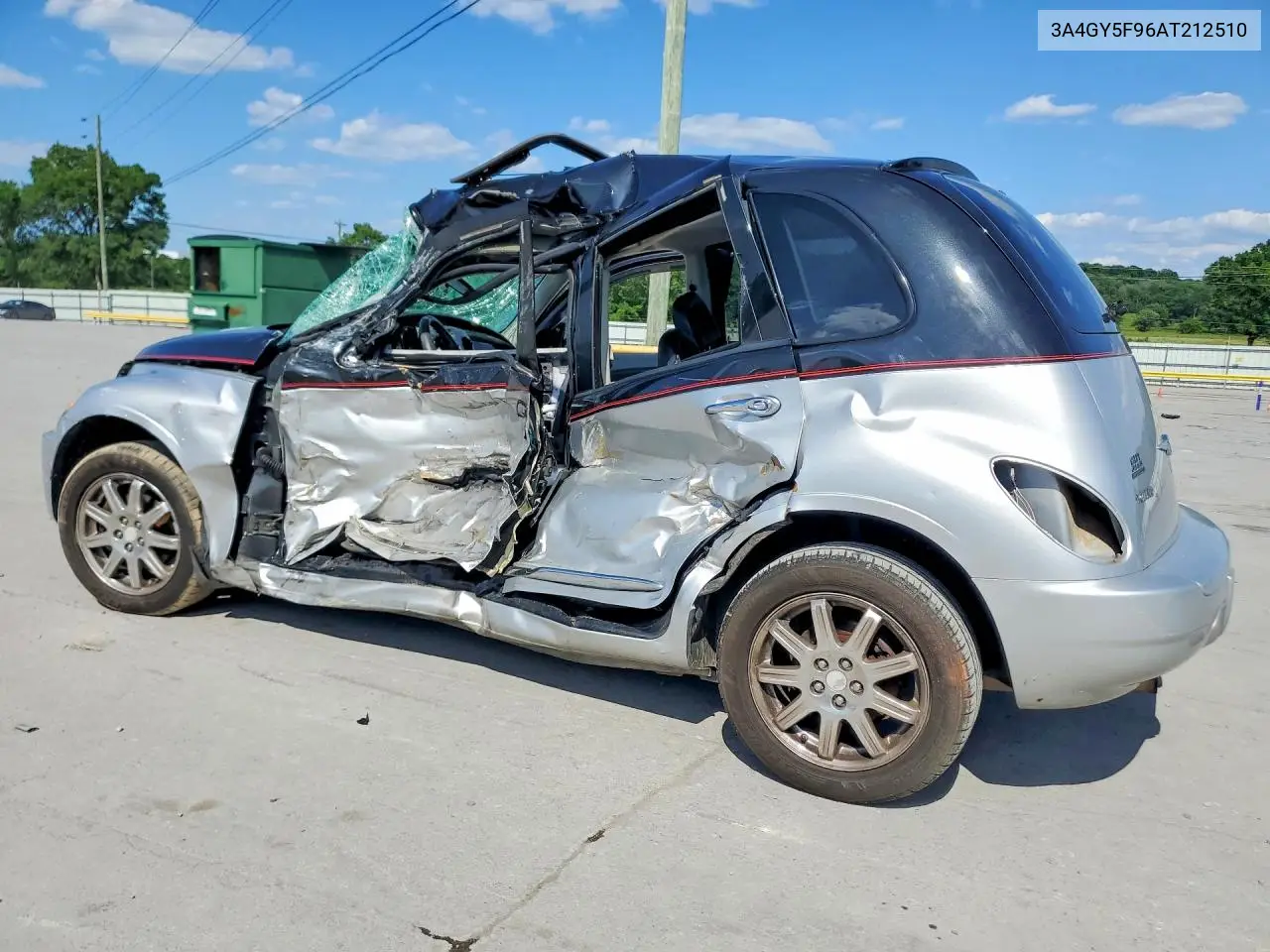 2010 Chrysler Pt Cruiser VIN: 3A4GY5F96AT212510 Lot: 55613326