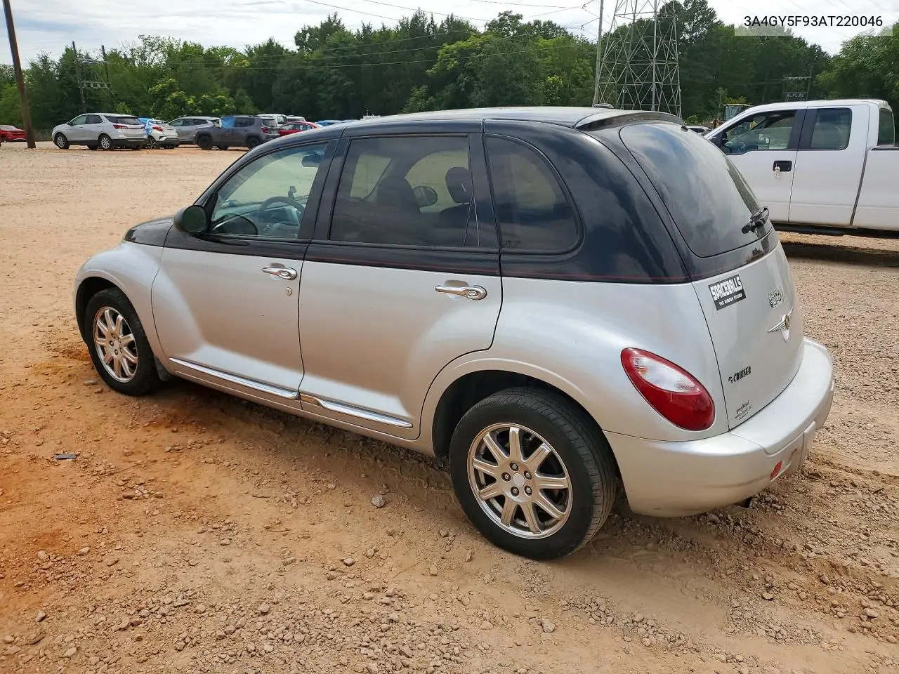 2010 Chrysler Pt Cruiser VIN: 3A4GY5F93AT220046 Lot: 57782576