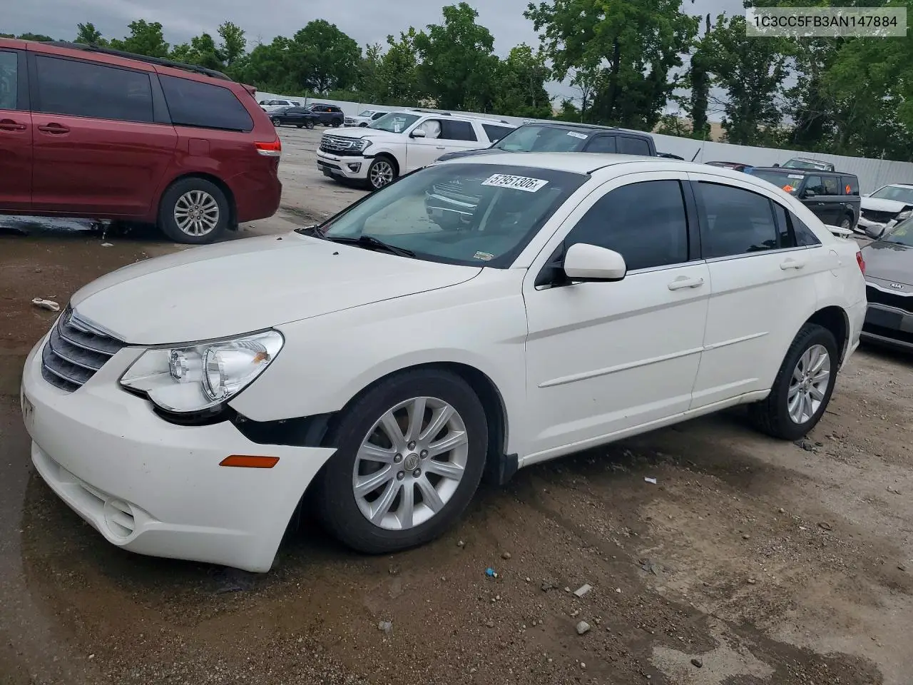 2010 Chrysler Sebring Limited VIN: 1C3CC5FB3AN147884 Lot: 57951306