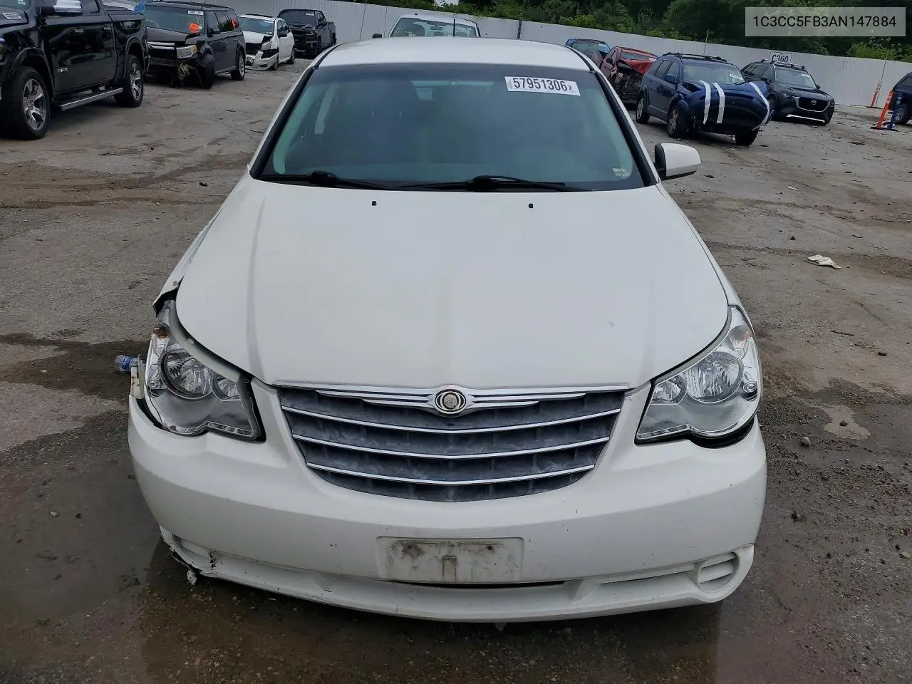2010 Chrysler Sebring Limited VIN: 1C3CC5FB3AN147884 Lot: 57951306