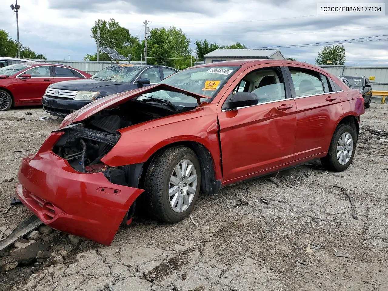 2010 Chrysler Sebring Touring VIN: 1C3CC4FB8AN177134 Lot: 58643646