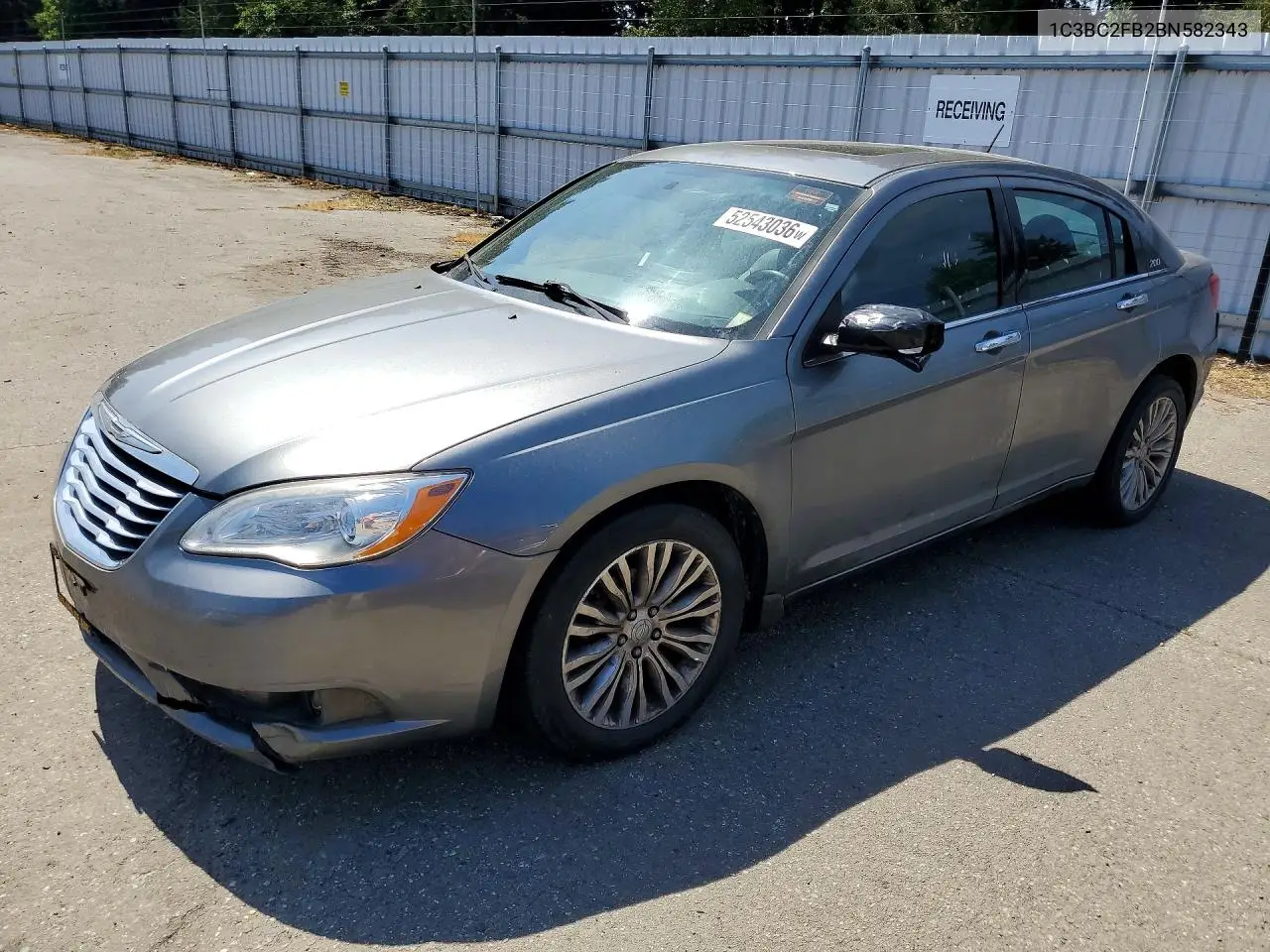 2011 Chrysler 200 Limited VIN: 1C3BC2FB2BN582343 Lot: 52543036
